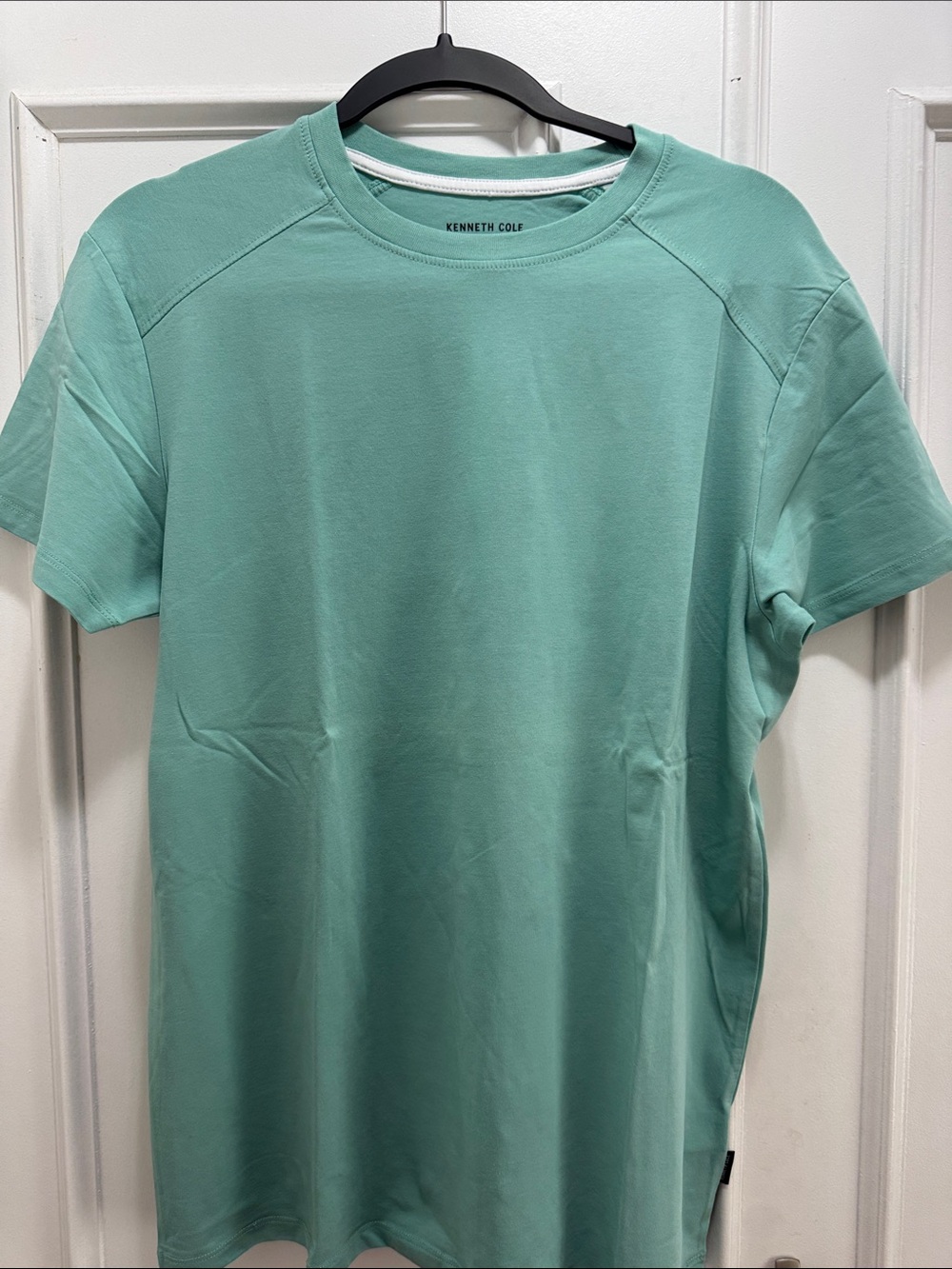 Kenneth Cole Men's Seafoam Crew Neck Short Sleeve Tee